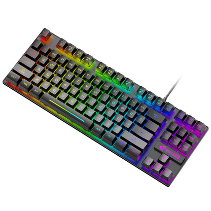 K16 PC Keyboard Waterproof Portable Gaming Keyboard Mechanical Feel Backlit Ergonomics Colorful Computer Accessories